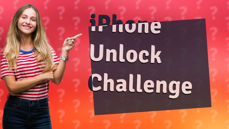 iPhone Unlock Challenge