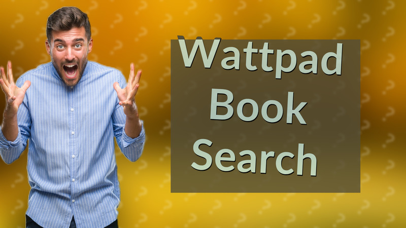 Wattpad Book Search