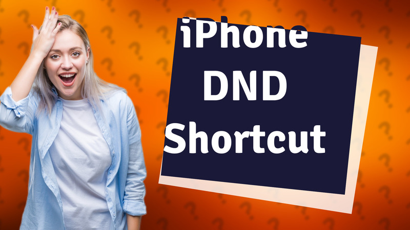 iPhone DND Shortcut