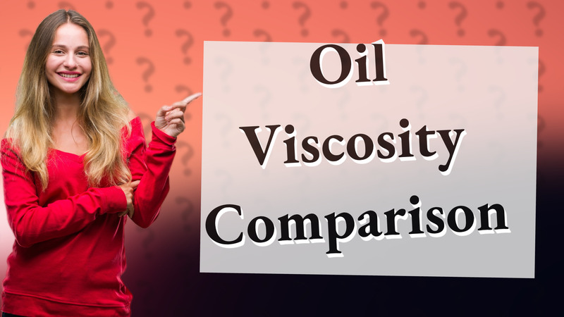 Oil Viscosity Comparison