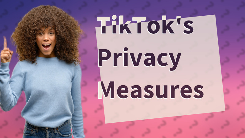 TikTok's Privacy Measures
