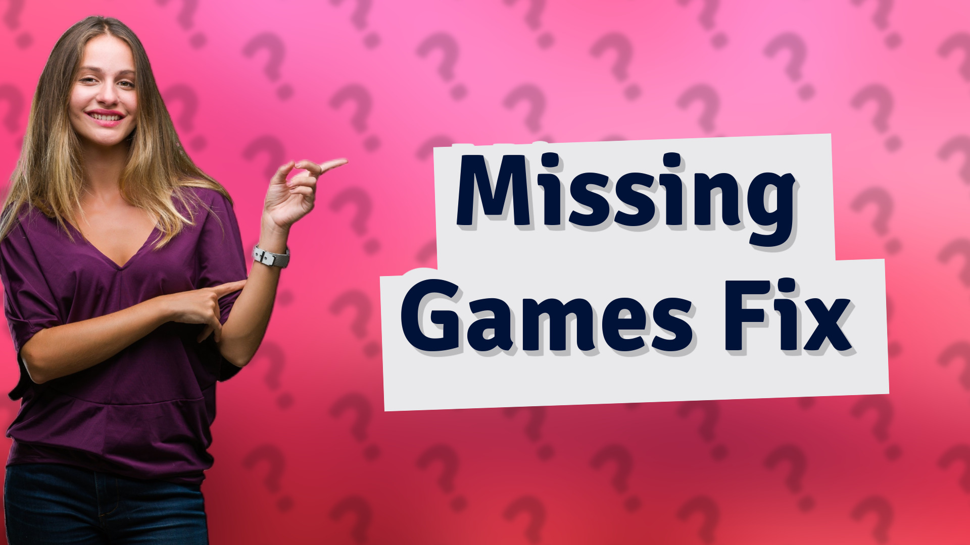 Missing Games Fix