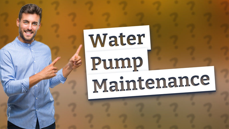 Water Pump Maintenance