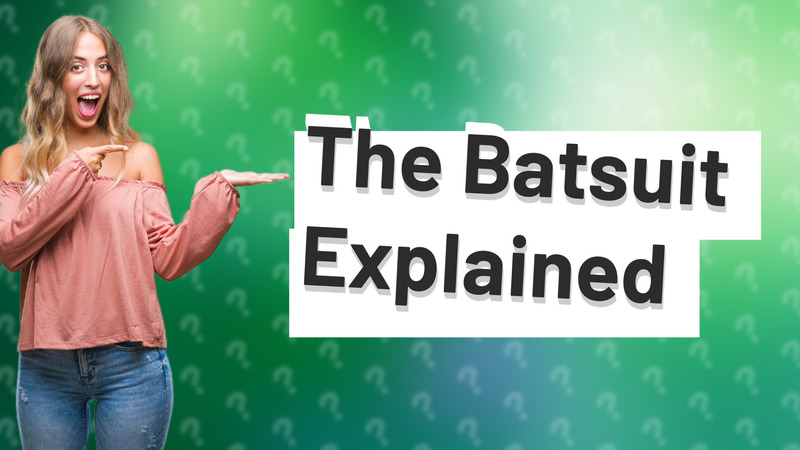 The Batsuit Explained