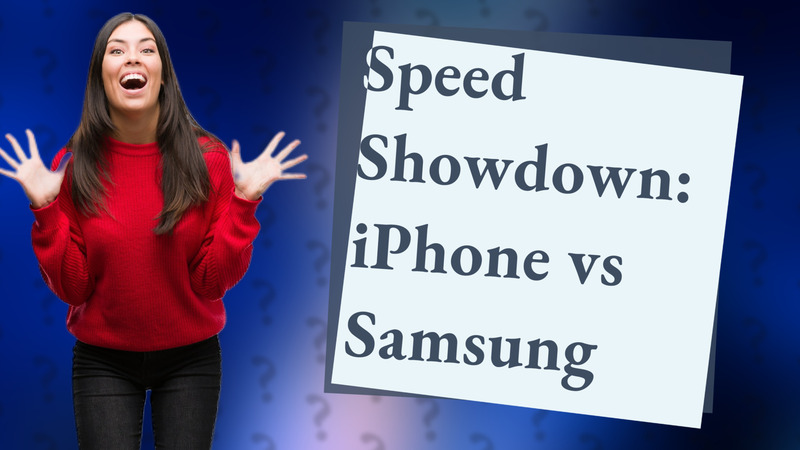 Speed Showdown: iPhone vs Samsung