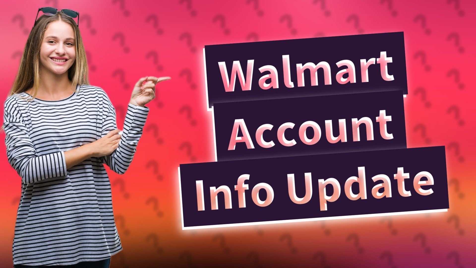 Walmart Account Info Update
