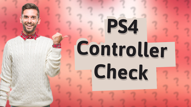 PS4 Controller Check
