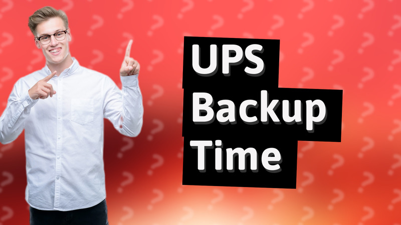 UPS Backup Time