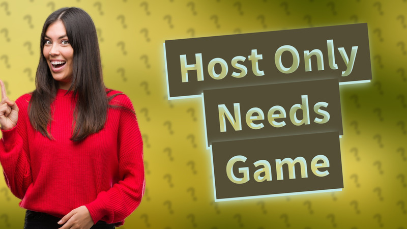 Host Only Needs Game