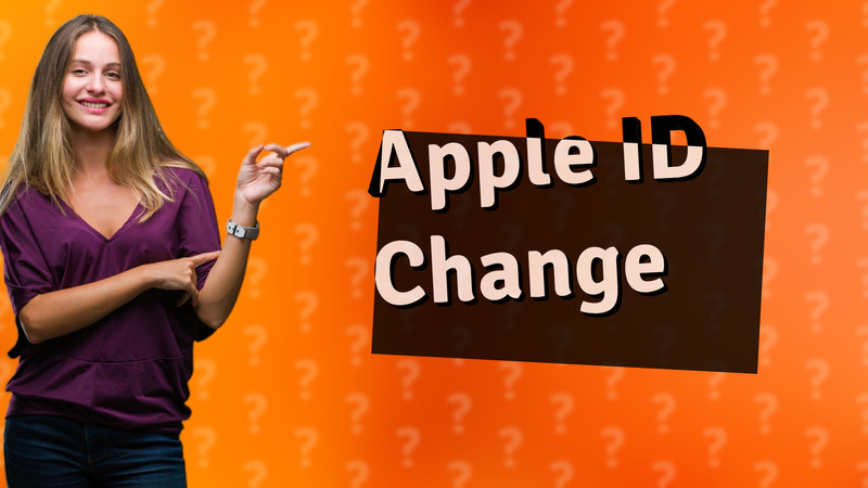 Apple ID Change