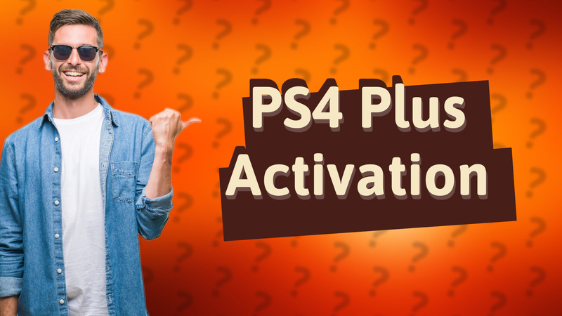 PS4 Plus Activation