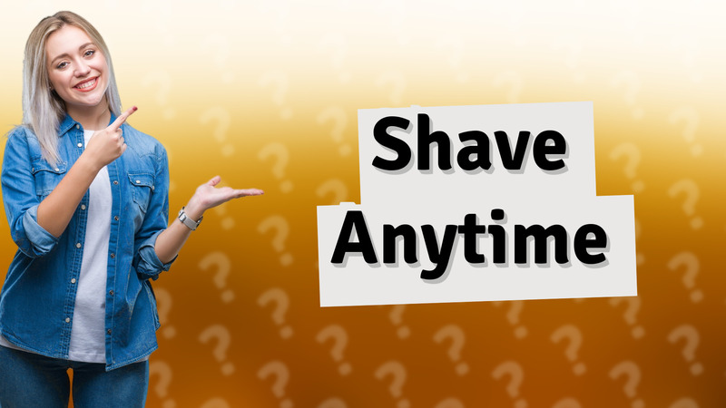 Shave Anytime
