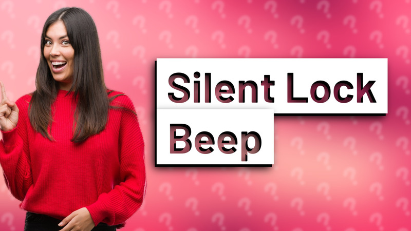 Silent Lock Beep
