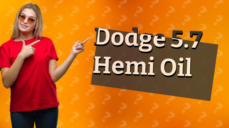 Dodge 5.7 Hemi Oil