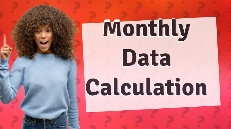 Monthly Data Calculation