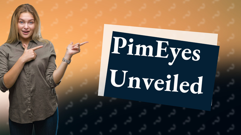 PimEyes Unveiled