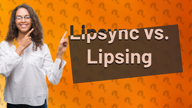 Lipsync vs. Lipsing