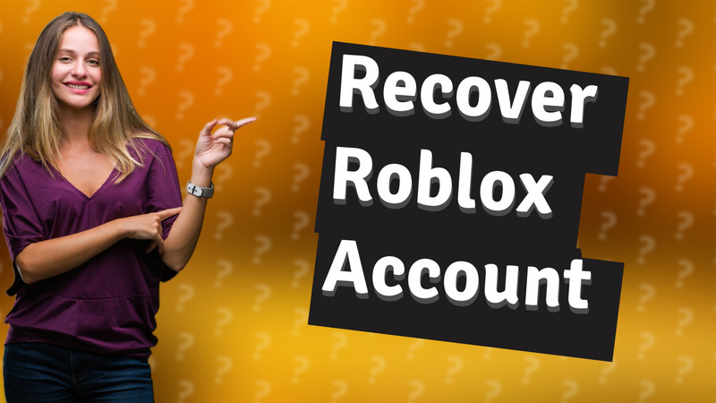 Recover Roblox Account