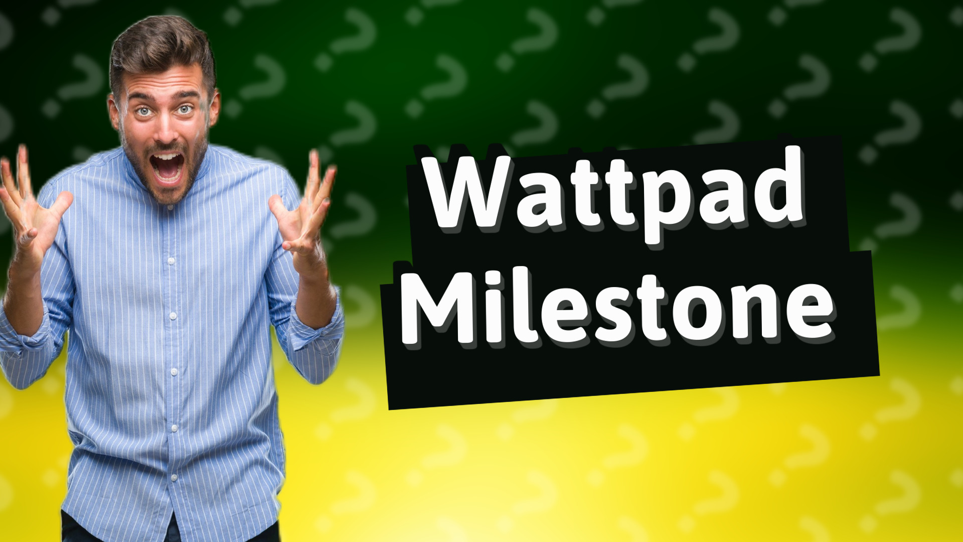 Wattpad Milestone