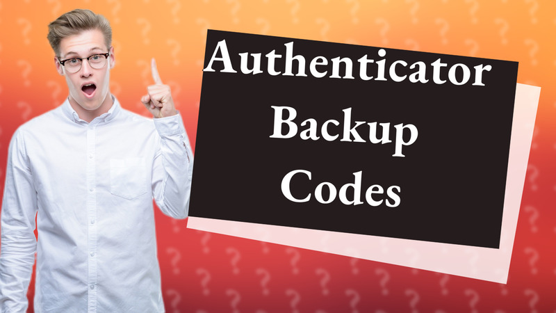 Authenticator Backup Codes
