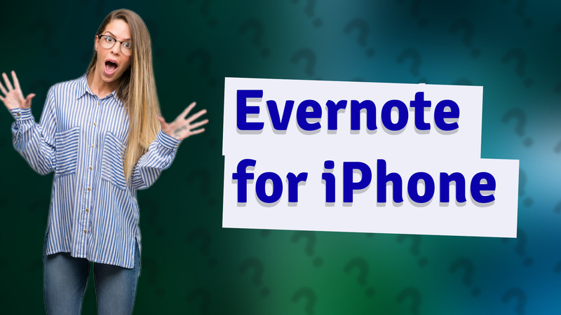 Evernote for iPhone