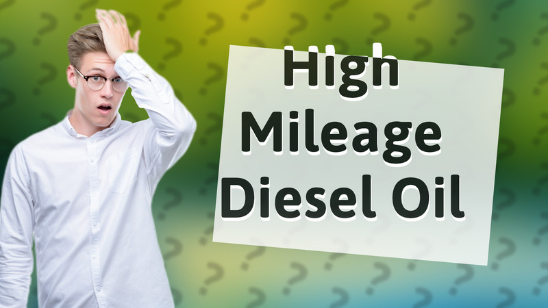 High Mileage Diesel Oil