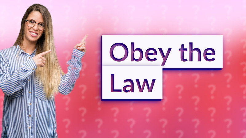 Obey the Law