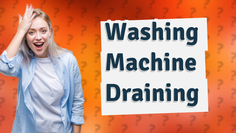 Washing Machine Draining
