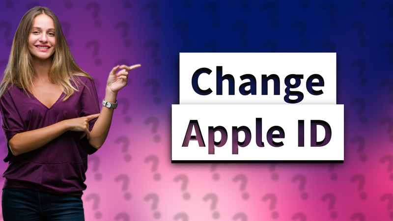 Change Apple ID