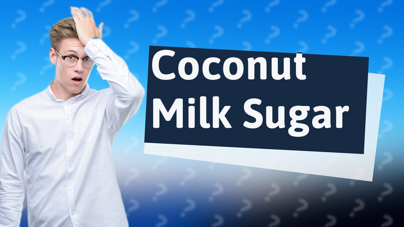 Coconut Milk Sugar