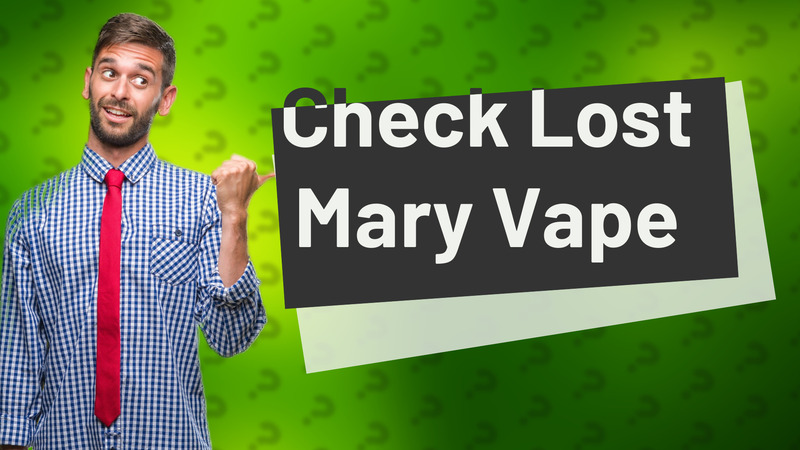 Check Lost Mary Vape