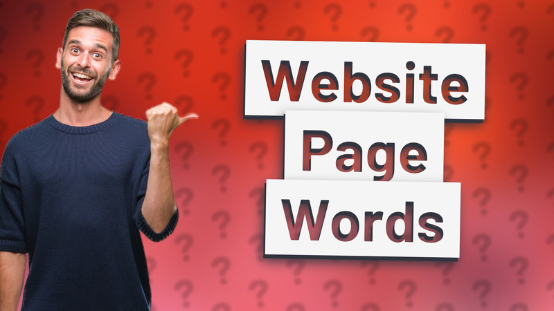Website Page Words