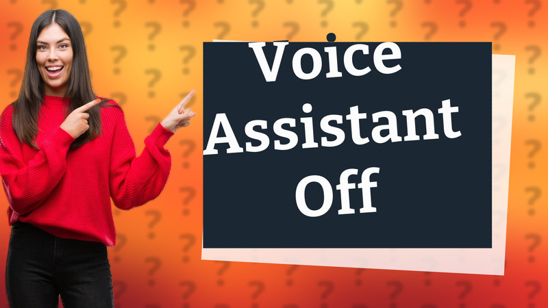 Voice Assistant Off