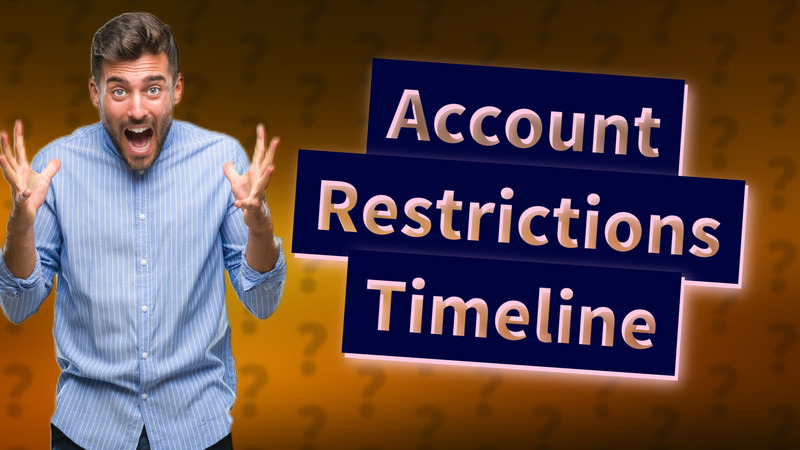 Account Restrictions Timeline