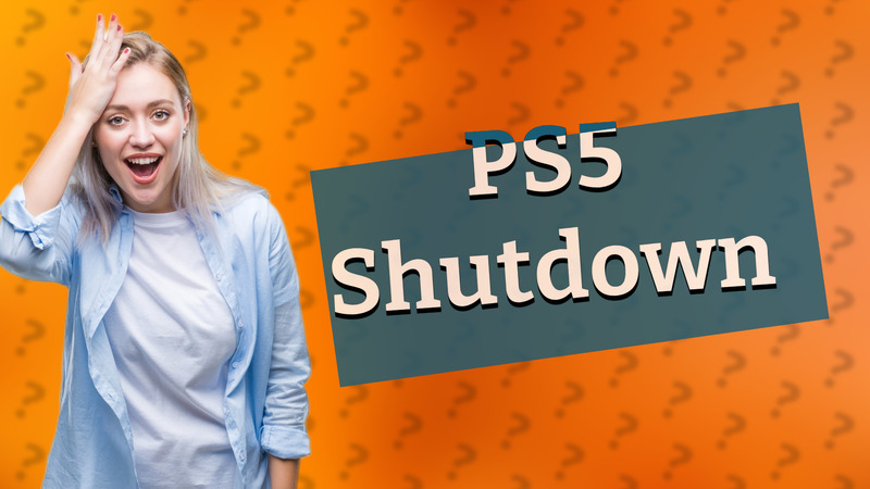PS5 Shutdown