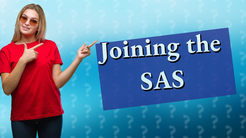 Joining the SAS