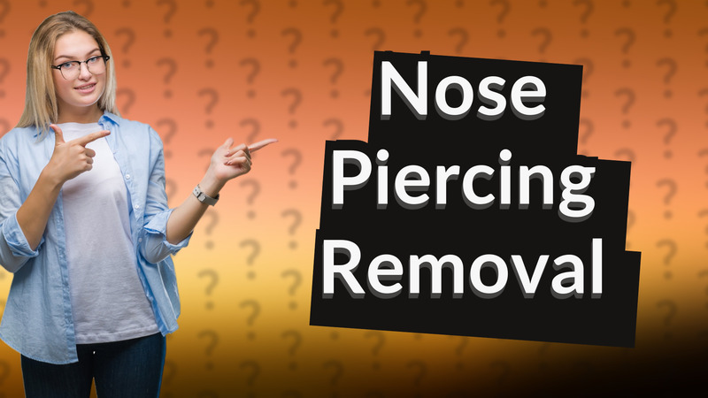 Nose Piercing Removal