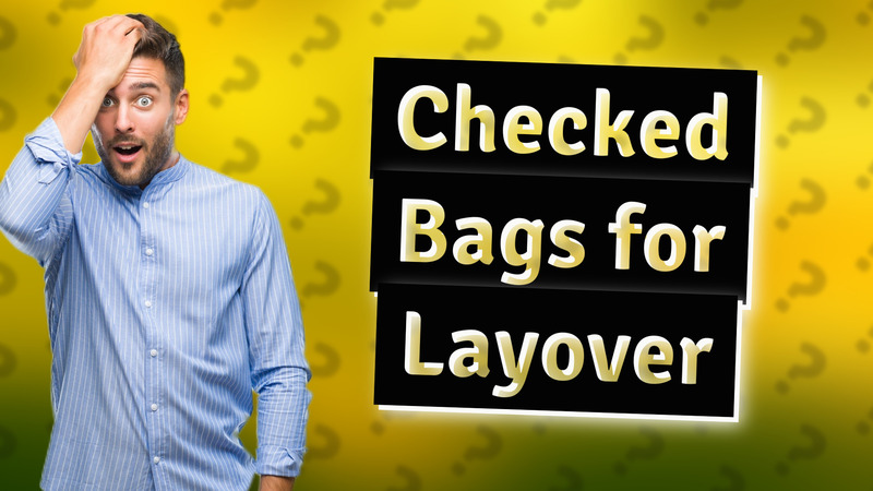Checked Bags for Layover