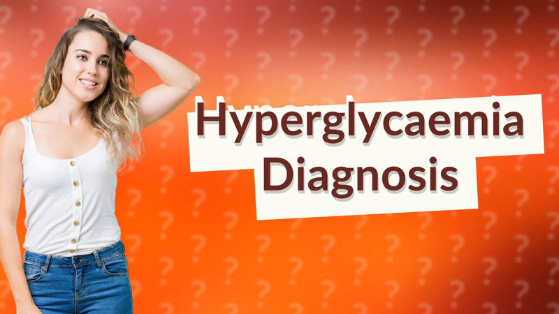 Hyperglycaemia Diagnosis