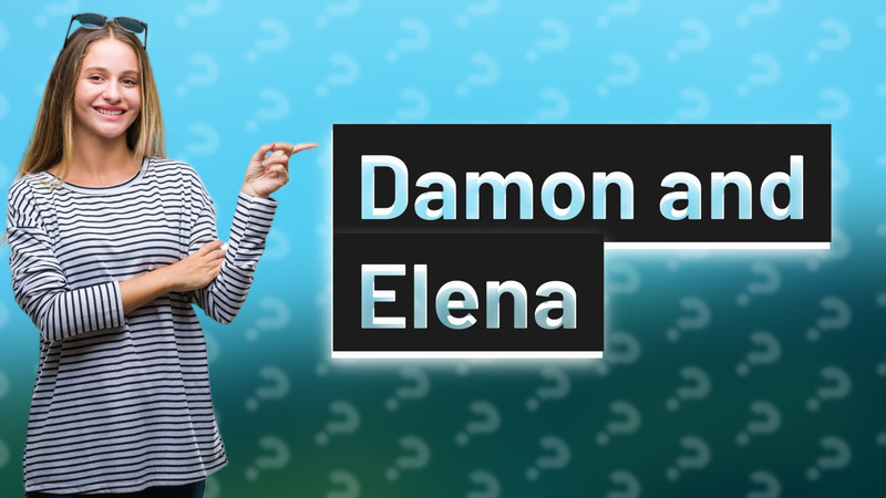 Damon and Elena