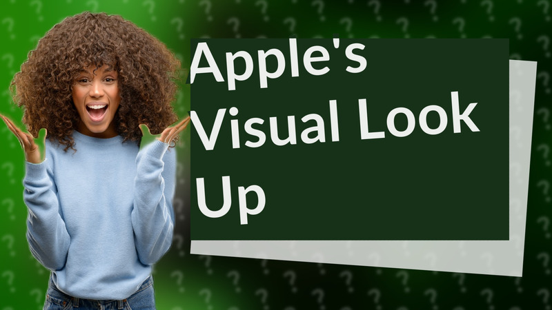 Apple's Visual Look Up