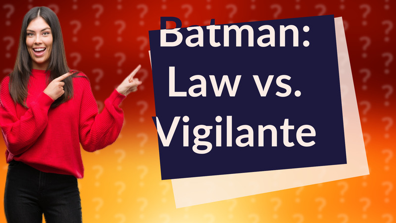 Batman: Law vs. Vigilante