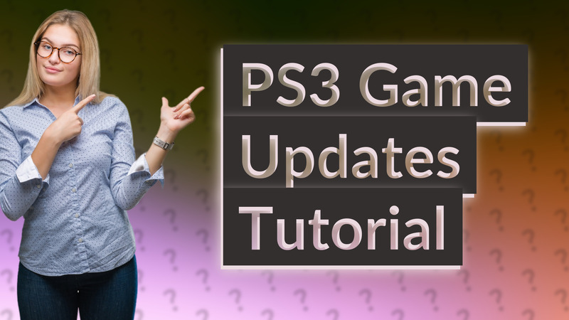 PS3 Game Updates Tutorial