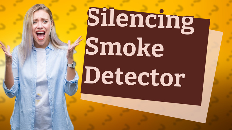 Silencing Smoke Detector