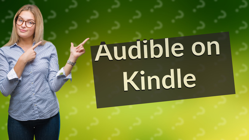 Audible on Kindle