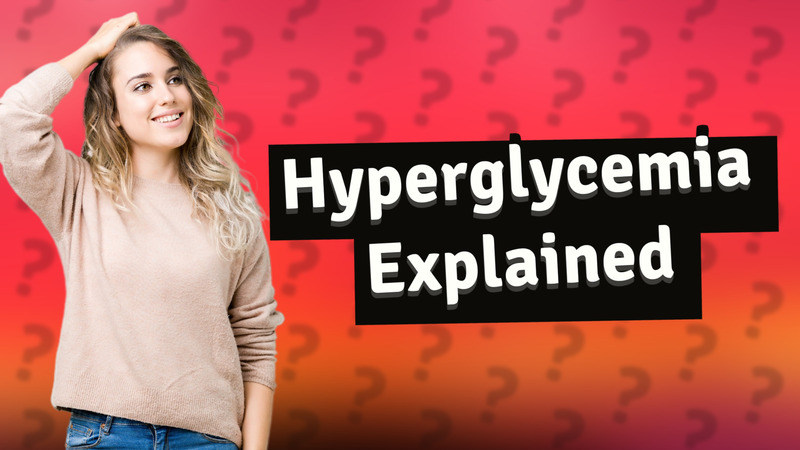 Hyperglycemia Explained