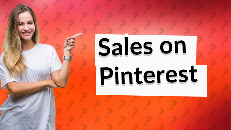 Sales on Pinterest