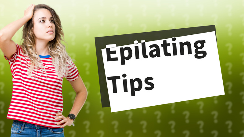 Epilating Tips