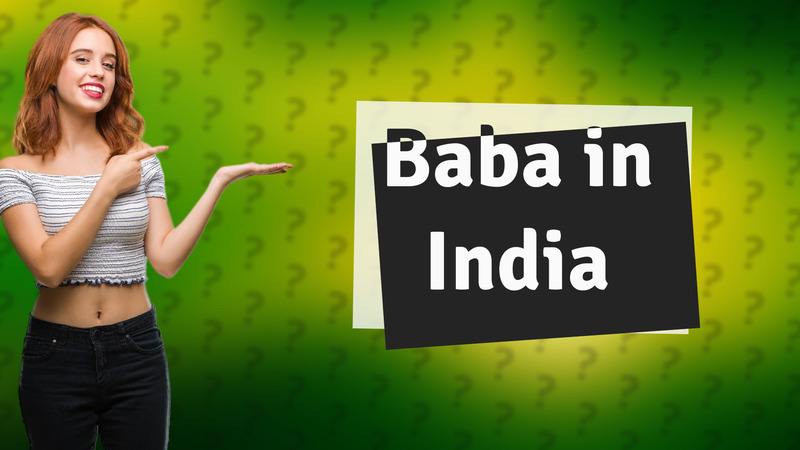 Baba in India