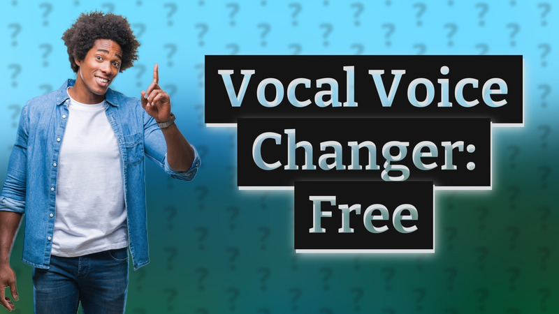 Vocal Voice Changer: Free
